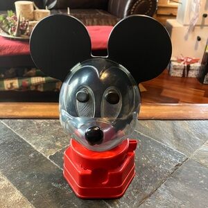 Vintage Disney Mickey Mouse gumball dispenser bank (1968)